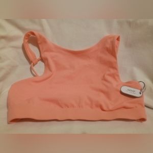 aerie Coral Sports Bra, Size- Small